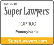 SuperLawyers Top 100 Pennsylvania: Steven F. Fairlie Badge